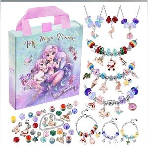 Jewelry Making Set for Kids - Pink and Purple